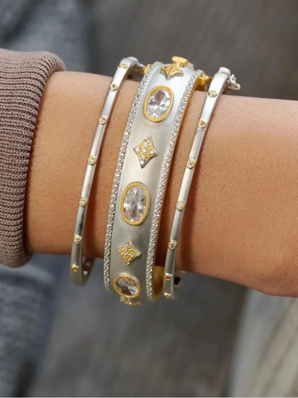 Freida Rothman elegant silver